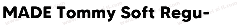 MADE Tommy Soft Regu字体转换